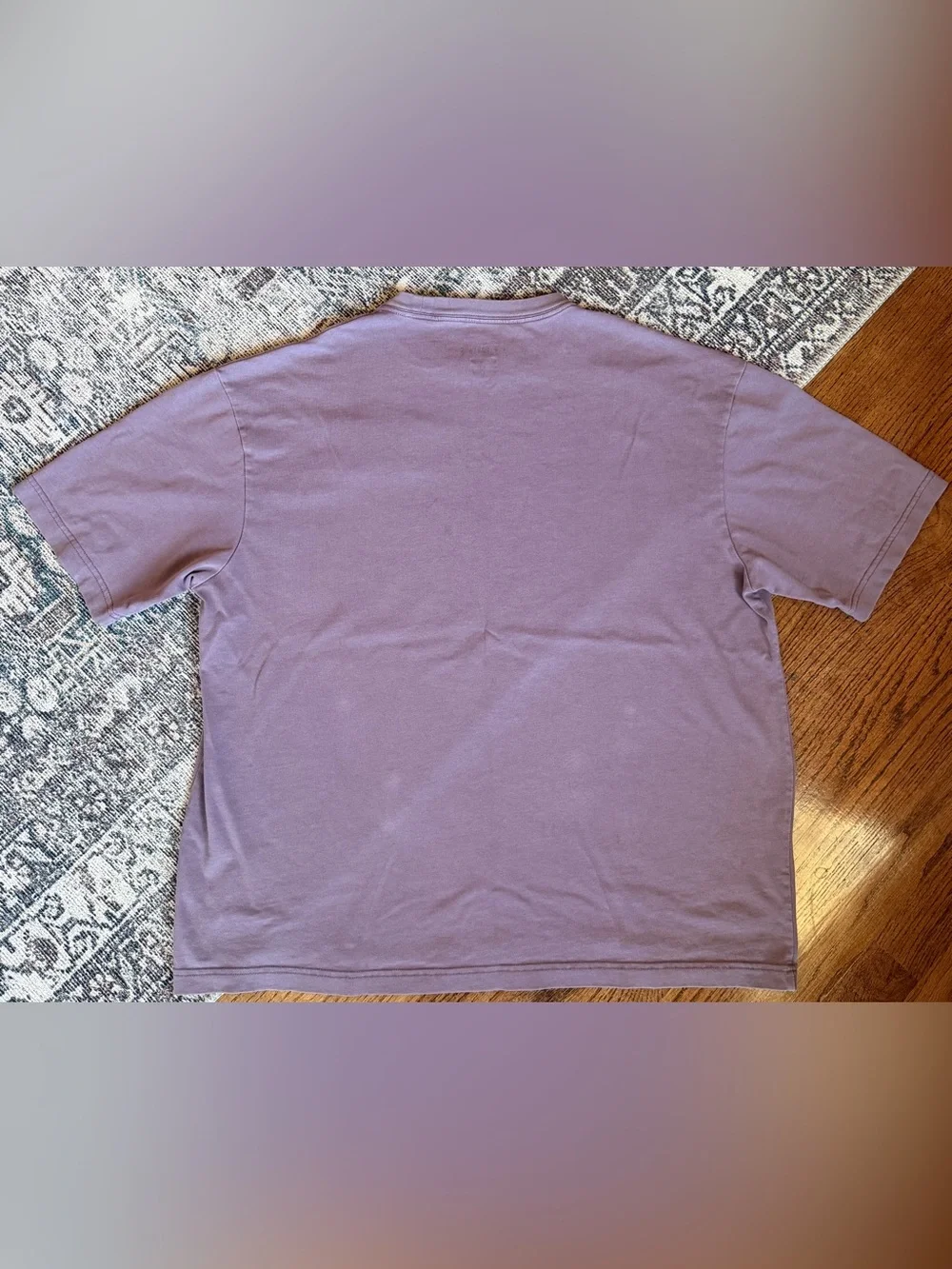 Jordan Flight Oversized Fit T-Shirt Men’s Medium Purple Mauve Jumpman Patch